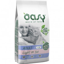 Oasy Dry Cat Adult Light in fat сухой корм для взрослых кошек склонных к ожирению с курицей - 300 г