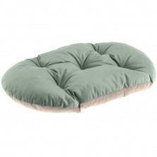 Ferplast Prince Cushion велюровая подушка для кошек и собак, зелено-бежевая размер 45, 45х30 см