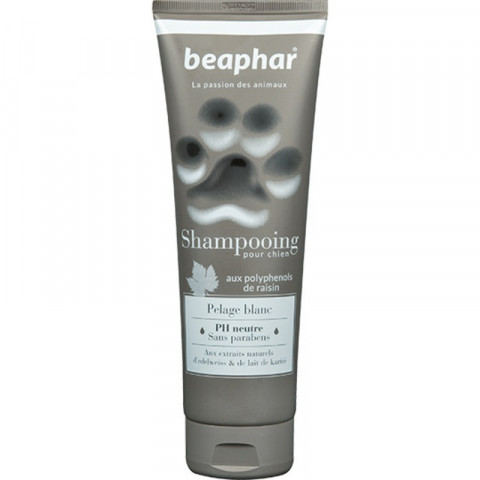 Шампунь Beaphar Shampooing Pelage blanc для собак светлых окрасов - 250 мл