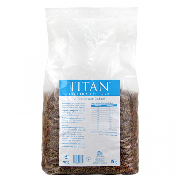 TITAN Economy Adult Cat Food корм для взрослых кошек - 10 кг