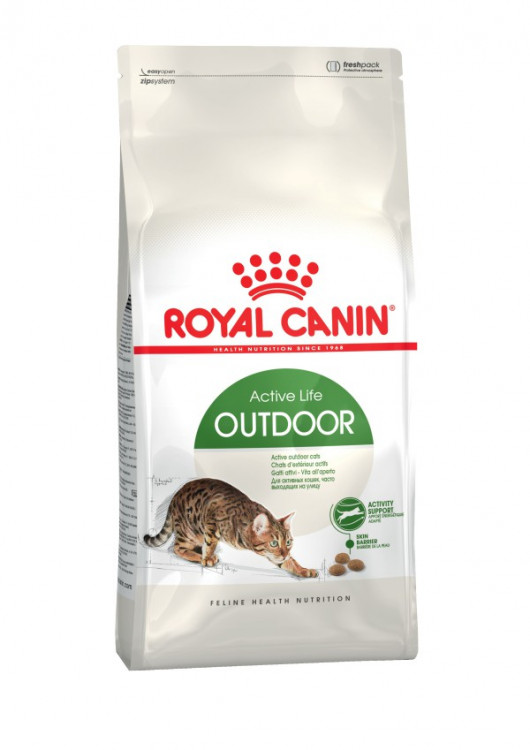 Royal Canin Outdoor сухой корм для взрослых активных кошек, часто бывающих на улице - 10 кг