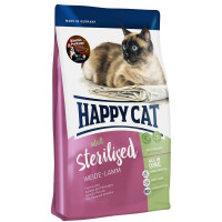 Сухой корм Happy Cat Adult Sterilised Weide Lamm для стерилизованных кошек с ягненком 4 кг