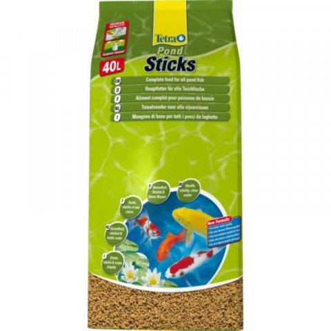 Корм Tetra Pond Sticks для прудовых рыб в палочках - 40 л 4.2 кг
