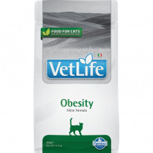 Farmina Vet Life Natural Diet Cat Obesity сухой корм для кошек при ожирении - 400 г