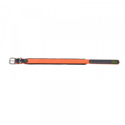 Hunter ошейник для собак Convenience Comfort 40 (27-35 см)/2 см биотановый мягкая горловина оранжевый неон