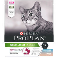Pro Plan Cat Adult Sterilised сухой корм для стерилизованных кошек с треской и форелью - 400 г