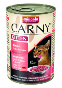 Animonda Carny Kitten с говядиной и сердцем индейки - 400 г