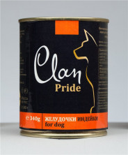 Консервы Clan Pride для собак с желудочками индейки - 340 г