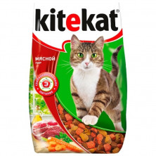 Kitekat Мясной Пир сухой корм для взрослых кошек с говядиной - 1,9 кг
