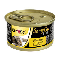 Gimborn GimCat ShinyCat влажный корм для кошек из тунца с сыром - 70 г