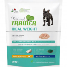 Trainer Natural Weight Care Adult Mini сухой корм для собак мелких пород для ухода за весом с белым мясом - 800 г