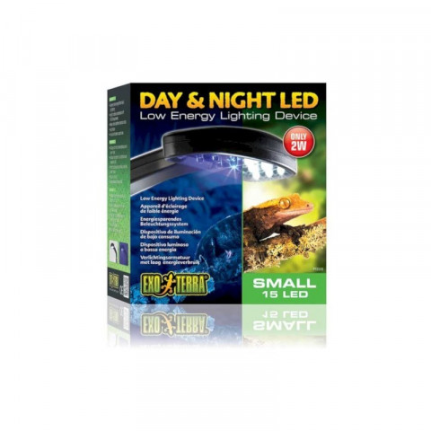 Exo Terra светильник Led Day & Night 14 белых и 1 синий светодиода 15x16 (PT2335)