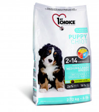 1st Choice Puppy для щенков средних и крупных пород с курицей - 7 кг