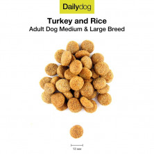 Сухой корм Dailydog Adult Medium Large Breed Low Calorie Turkey and Rice для собак средних и крупных пород с индейкой и рисом 12 кг