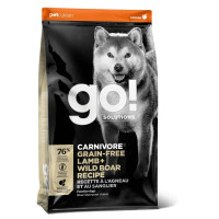 Сухой беззерновой корм GO! Carnivore GF Lamb + Wild Boar для собак всех возрастов c ягненком и мясом дикого кабана 10 кг