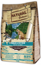 Natural Greatness Field & River Recipe сухой корм для кошек с мясом лосося и ягненка - 2 кг