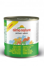 Almo Nature Classic Tuna and Corn консервированный корм с тунцом и кукурузой в бульоне для взрослых кошек - 280 г