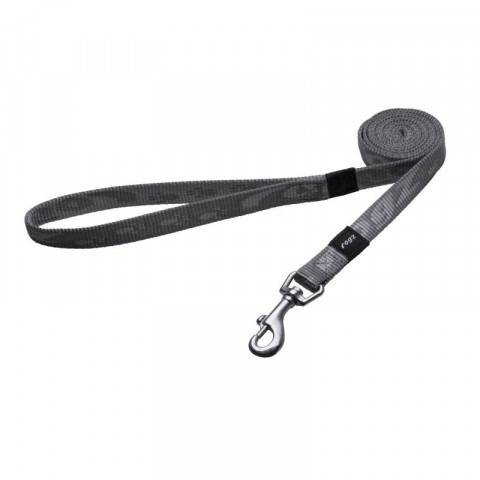 Поводок удлиненный для собак ROGZ Alpinist M-16мм 1,8 м (Серый HLL23L)