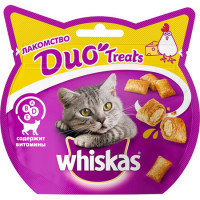 Whiskas Duo лакомство с курицей и сыром для кошек - 40 г
