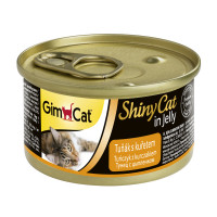 Gimborn GimCat ShinyCat влажный корм для кошек из тунца с цыпленком - 70 г
