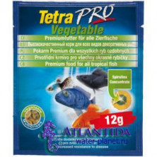 Tetra Pro Algae Crisps корм растительный для всех видов рыб в чипсах  -  12 г (саше) - 12 г