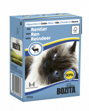 Bozita кусочки в желе со вкусом оленя для кошек - 370 г