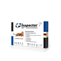 Inspector капли для кошек до 4 кг от наружных и внутренних паразитов 0,4 мл