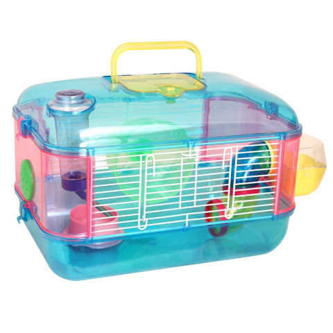 Triol 31001A клетка для мелких животных, эмаль с переходами, 400х260х260 мм