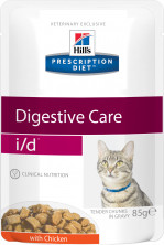Hill's Prescription Diet i/d Digestive Care при расстройствах пищеварения, жкт, с курицей - 85 г