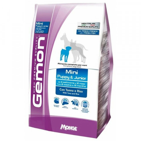 GEMON DOG MINI корм для щенков мелких пород с тунцом и рисом 3 кг