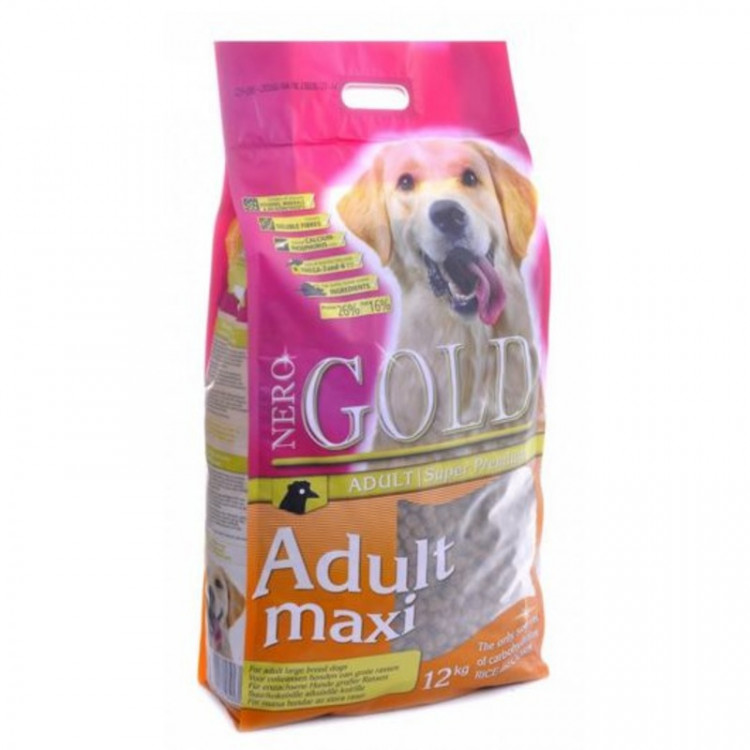 Корм Nero gold adult maxi для взрослых собак крупных пород - 18 кг