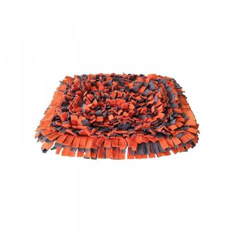 OSSO-fashion игровой коврик для поиска лакомств серо-оранжевый, 35х45 см