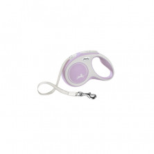 Flexi New Comfort tape S поводок-рулетка для собак, светло-розовая 5 м, до 15 кг