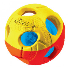 Игрушка для собак Nerf Мяч двухцветный светящийся - 8 см