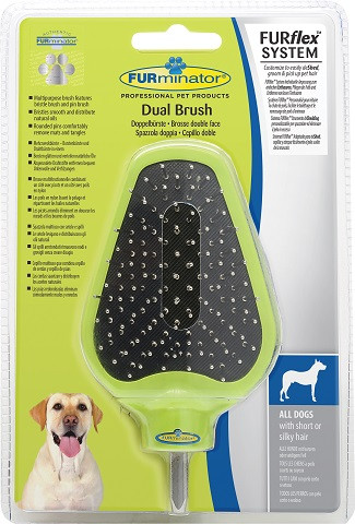 FURminator FURflex двухсторонняя щетка-насадка для собак и кошек