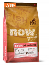NOW Fresh Grain Free DF сухой беззерновой корм для собак с чувствительным пищеварением с форелью и лососем - 11.3 кг