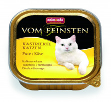 Animonda Консервы Vom Feinsten for castrated cats для кастрированных кошек с индейкой и сыром - 100 г