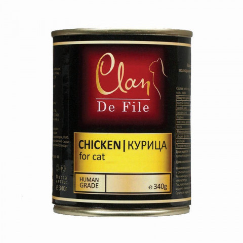 Консервы Clan De File для кошек с курицей - 340 г
