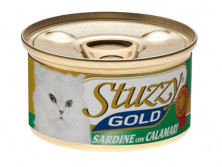 Stuzzy Gold для кошек с сардиной и кальмарами в собственном соку - 85 г