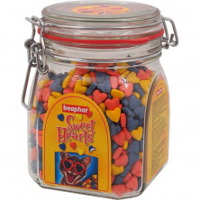 Лакомство Beaphar Sweet Hearts для кошек разноцветные сердечки - 1500 шт 1 ш