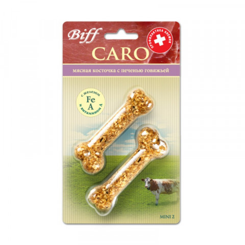 Titbit косточка Caro с печенью говяжьей mini 2