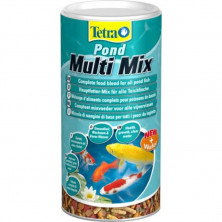 Корм Tetra Pond MultiMix для прудовых рыб (гранулы, хлопья, таблетки, гаммарус) - 1 л 170 г