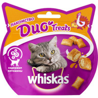 Whiskas Duo лакомство с индейкой и сыром для кошек - 40 г