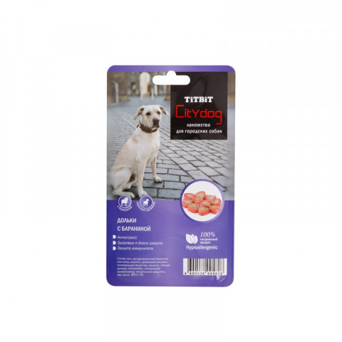 Titbit снек City Dog дольки с бараниной - Б2-S