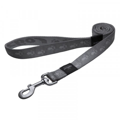 Поводок удлиненный для собак ROGZ Alpinist XL-25мм 1,8 м (Серый HLL27L)