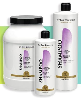 Iv San Bernard Traditional Line Cristal Clean Шампунь для устранения желтизны шерсти 3 л