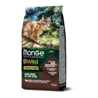Monge Cat BWild Grain Free сухой беззерновой корм для крупных кошек всех возрастов из мяса буйвола - 1,5 кг