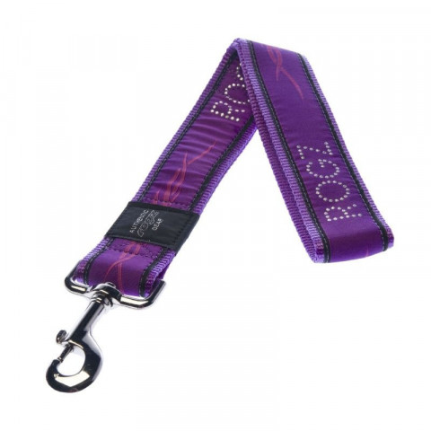 Поводок для собак ROGZ Fancy Dress XXL-40мм 0,5 м (Фиолетовое сердце) 1 ш