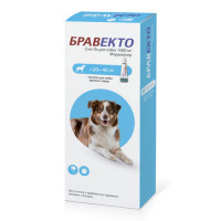 Intervet Бравекто капли от блох и клещей для собак массой от 20 до 40 кг