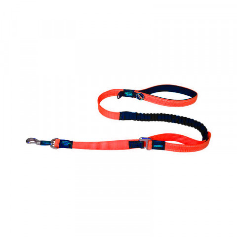 Rogz поводок антирывковый для собак, длина 1,2 м, HLLOC25C, красный